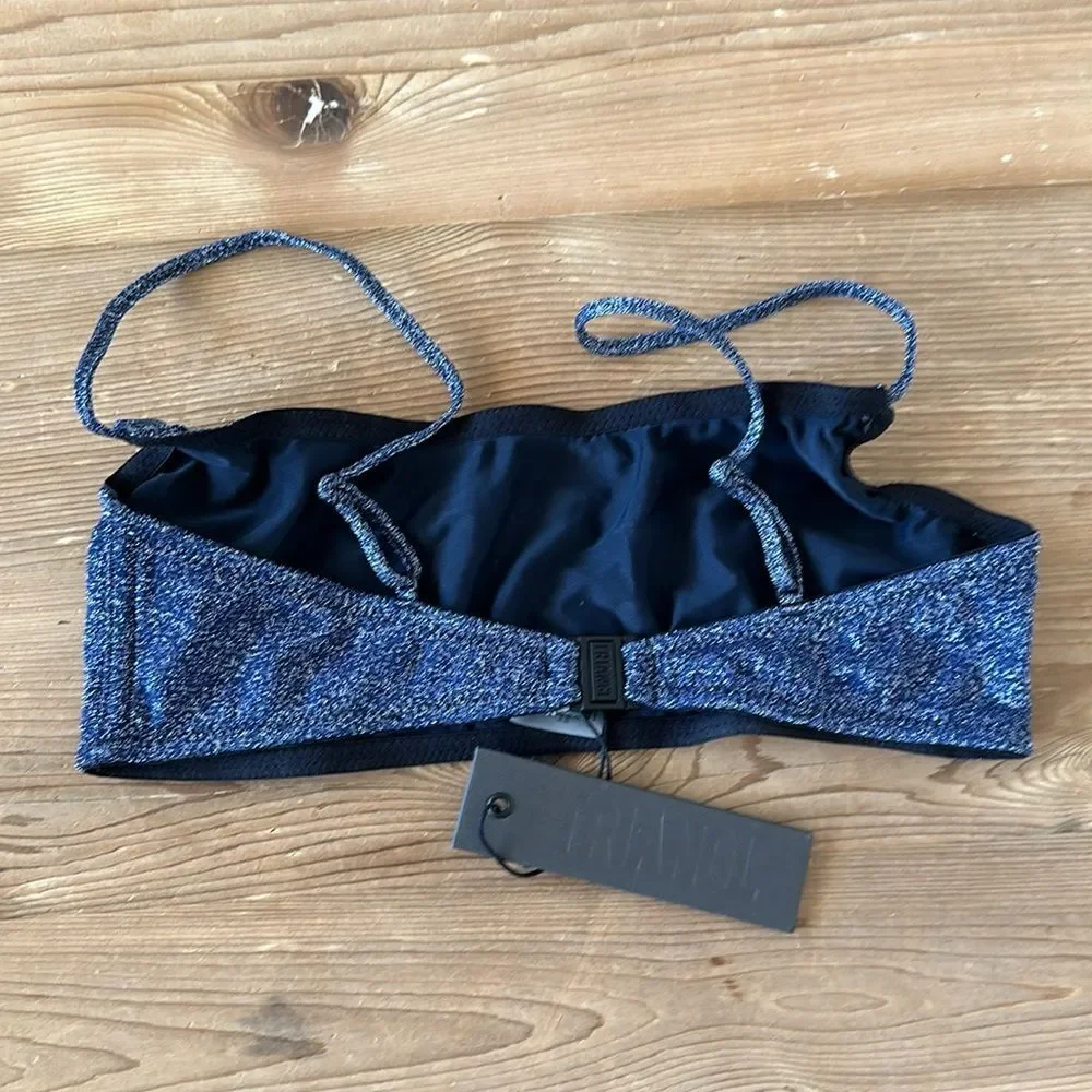 triangl swimwear Sparkle Dark Blue Two-Piece Bikini